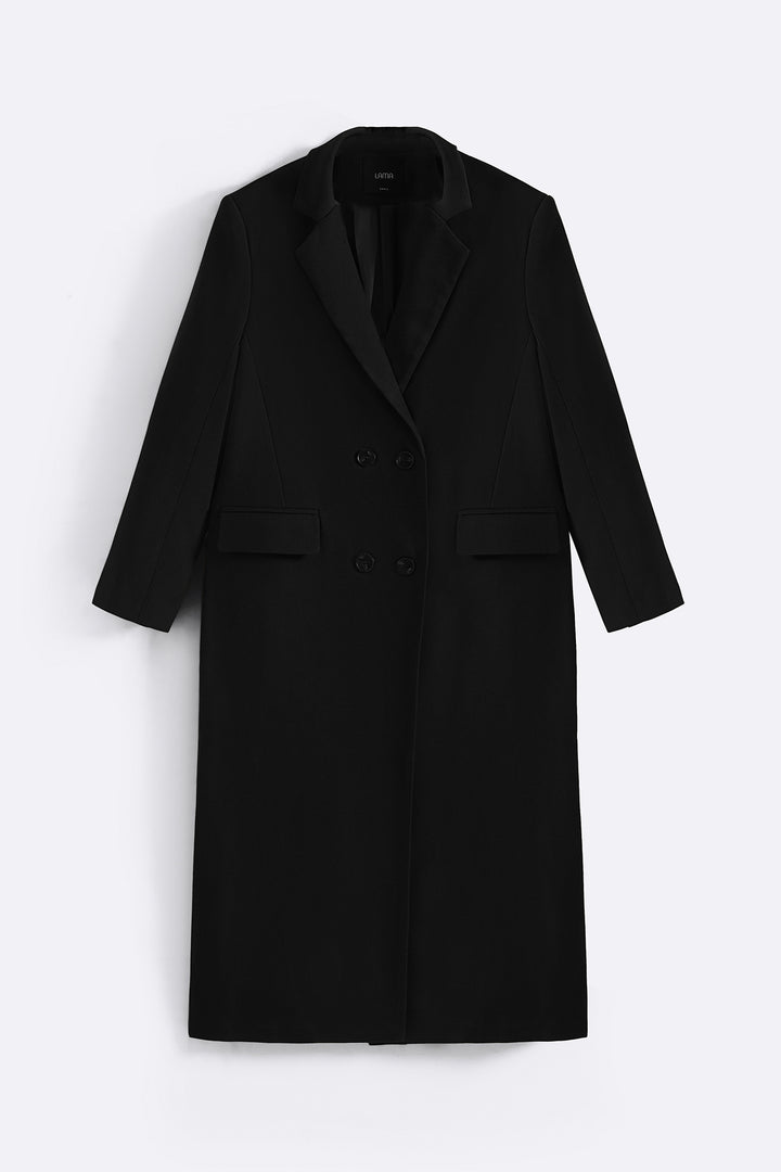 BLACK-EXTRA LONG BLAZER
