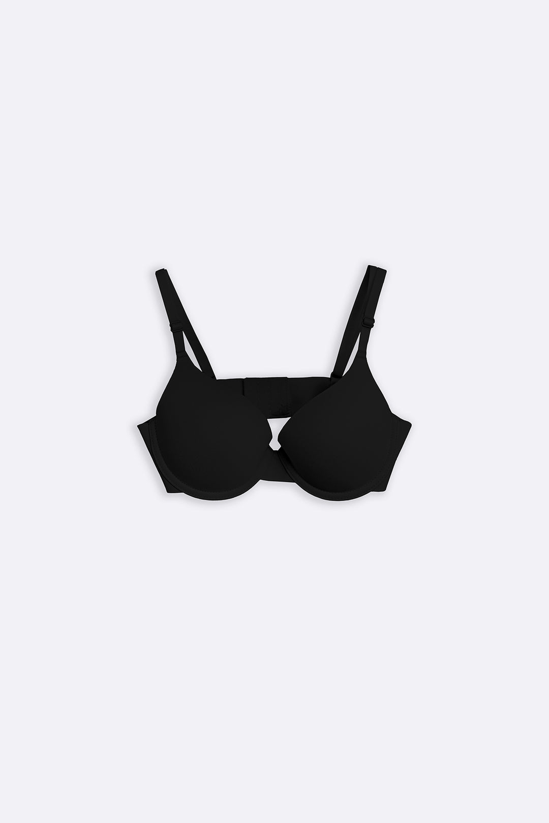 BLACK T-SHIRT BRA