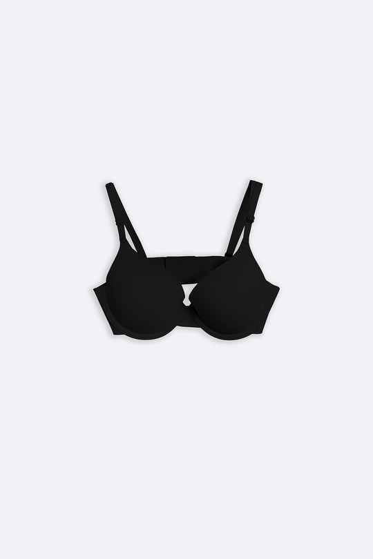BLACK T-SHIRT BRA