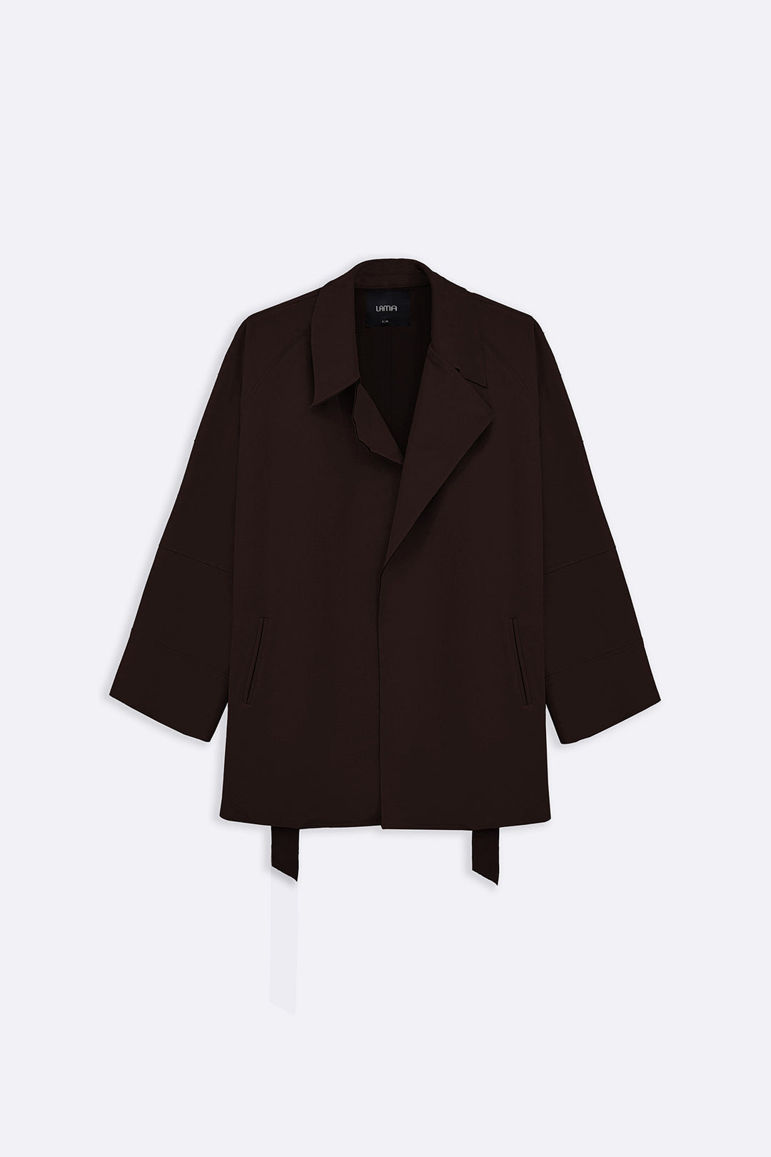 CHOCOLATE-ARLO SUEDE TRENCH
