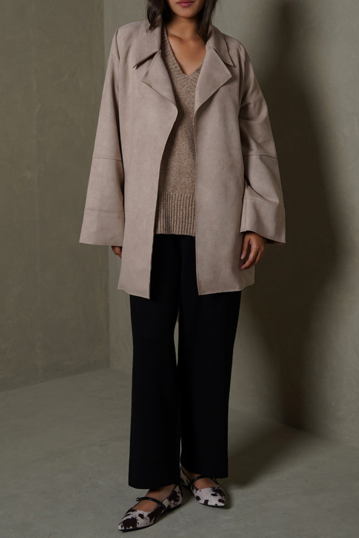 GRAVEL-ARLO SUEDE TRENCH