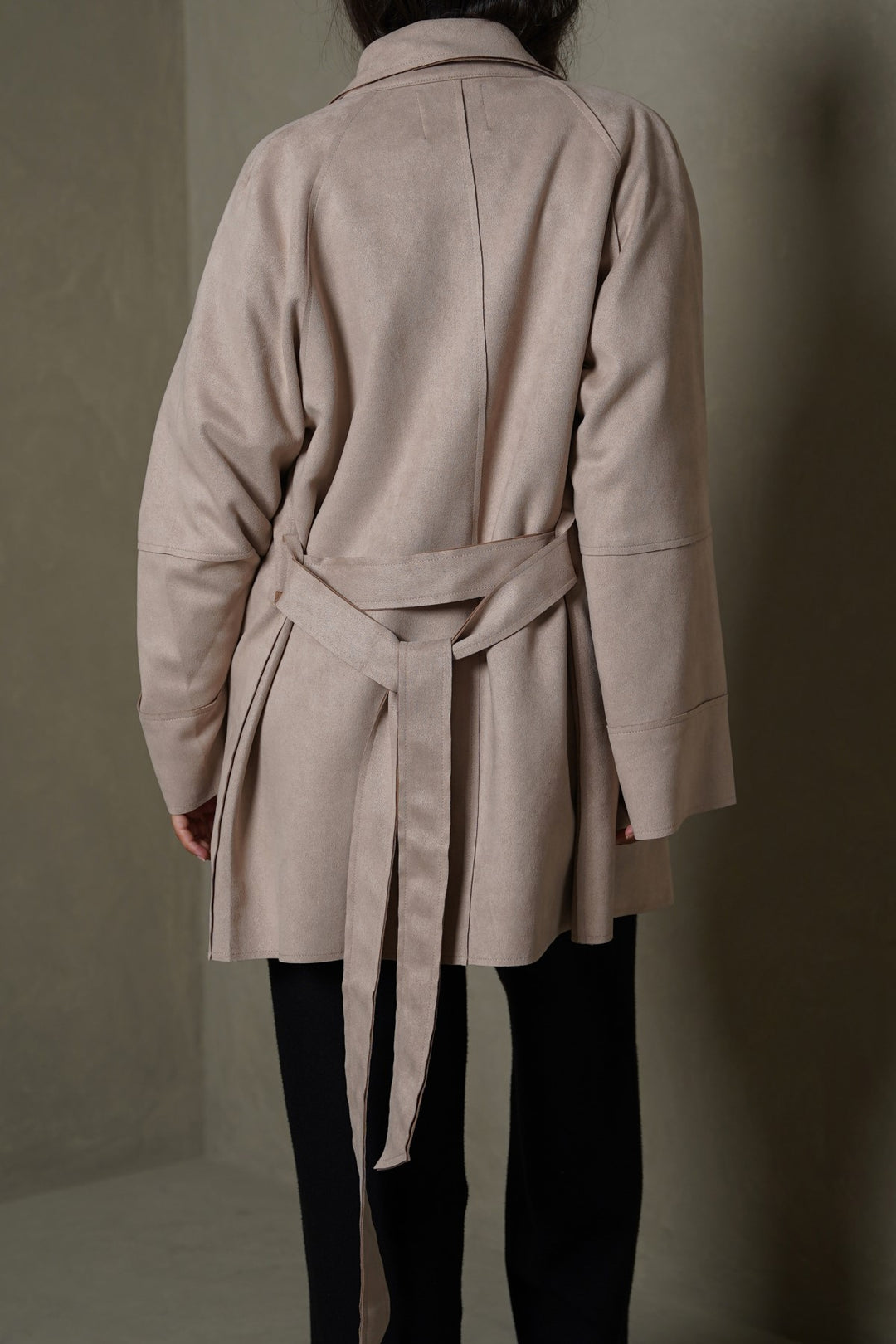 GRAVEL-ARLO SUEDE TRENCH