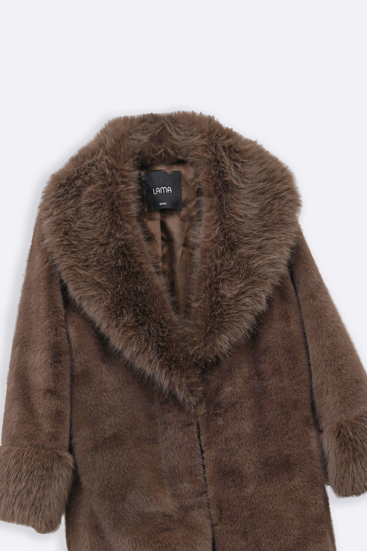 COFFEE MOB WIFE FUR COAT