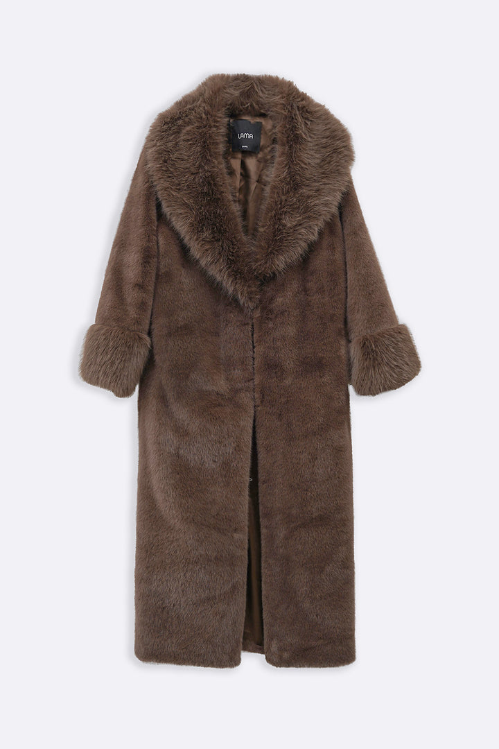 COFFEE MOB WIFE FUR COAT