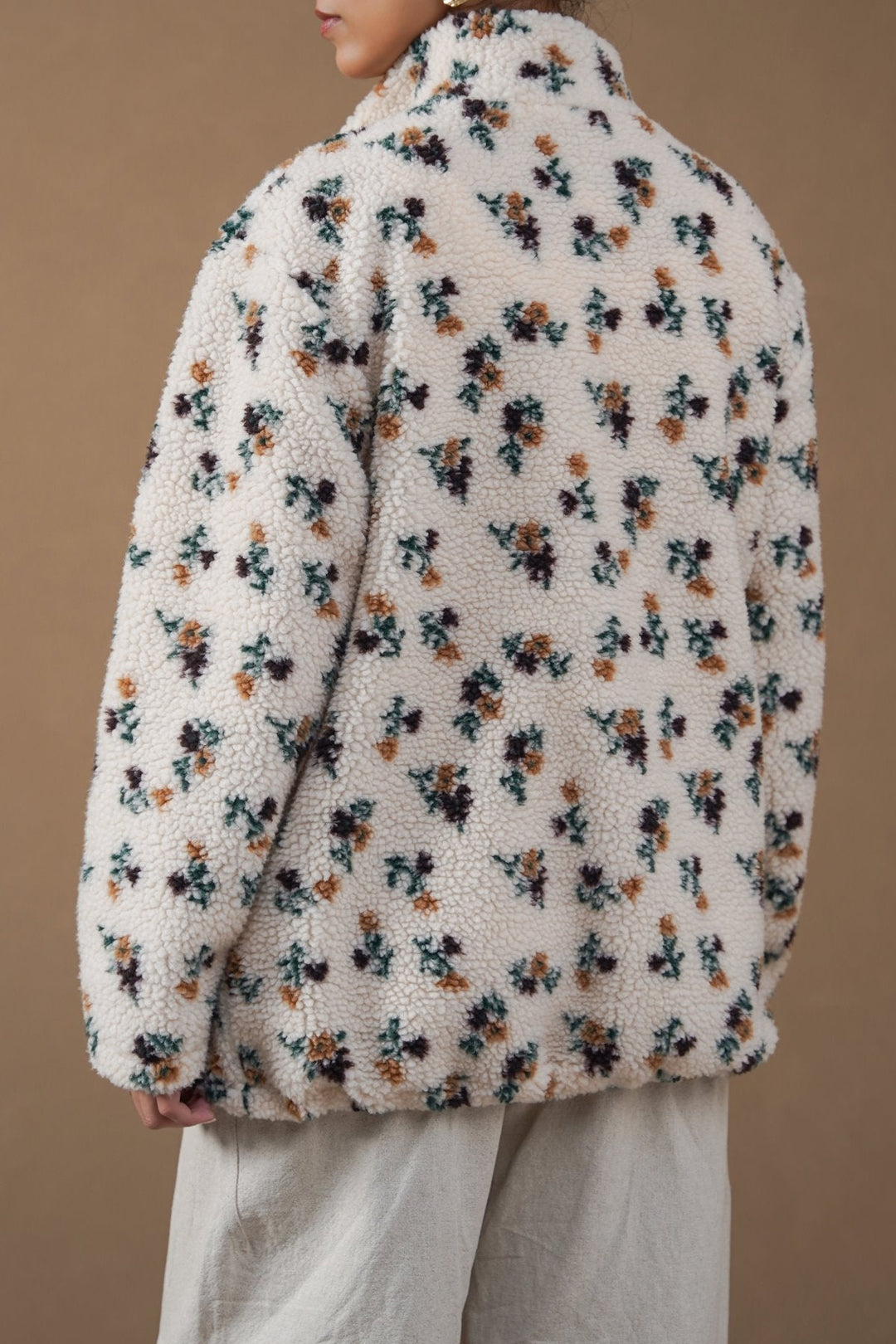 OAT WHITE WEEKEND SHERPA PULLOVER