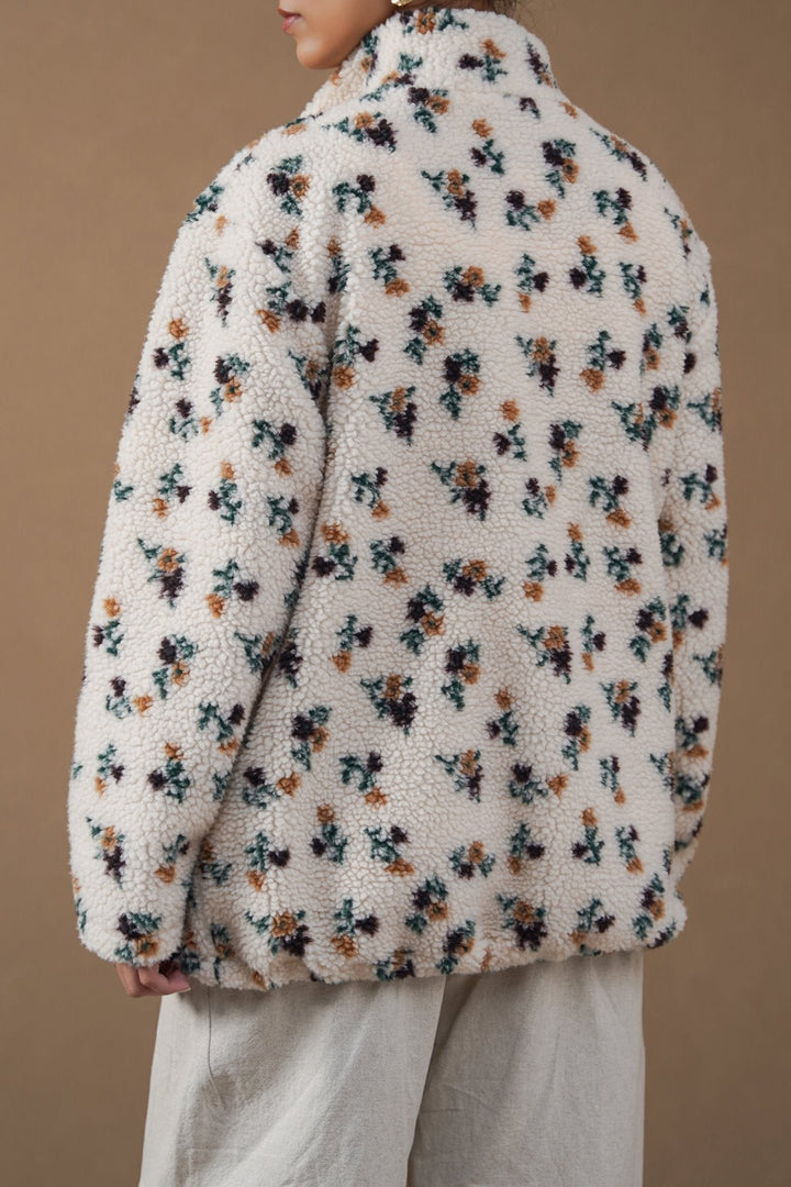 OAT WHITE WEEKEND SHERPA PULLOVER