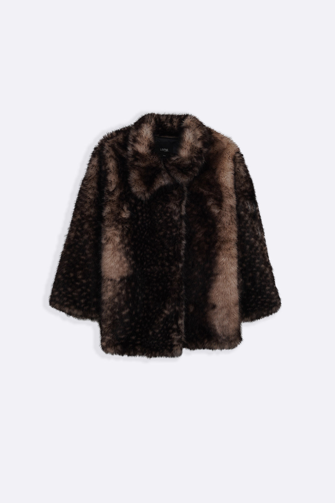 BROWN BAMBI FAUX FUR COAT