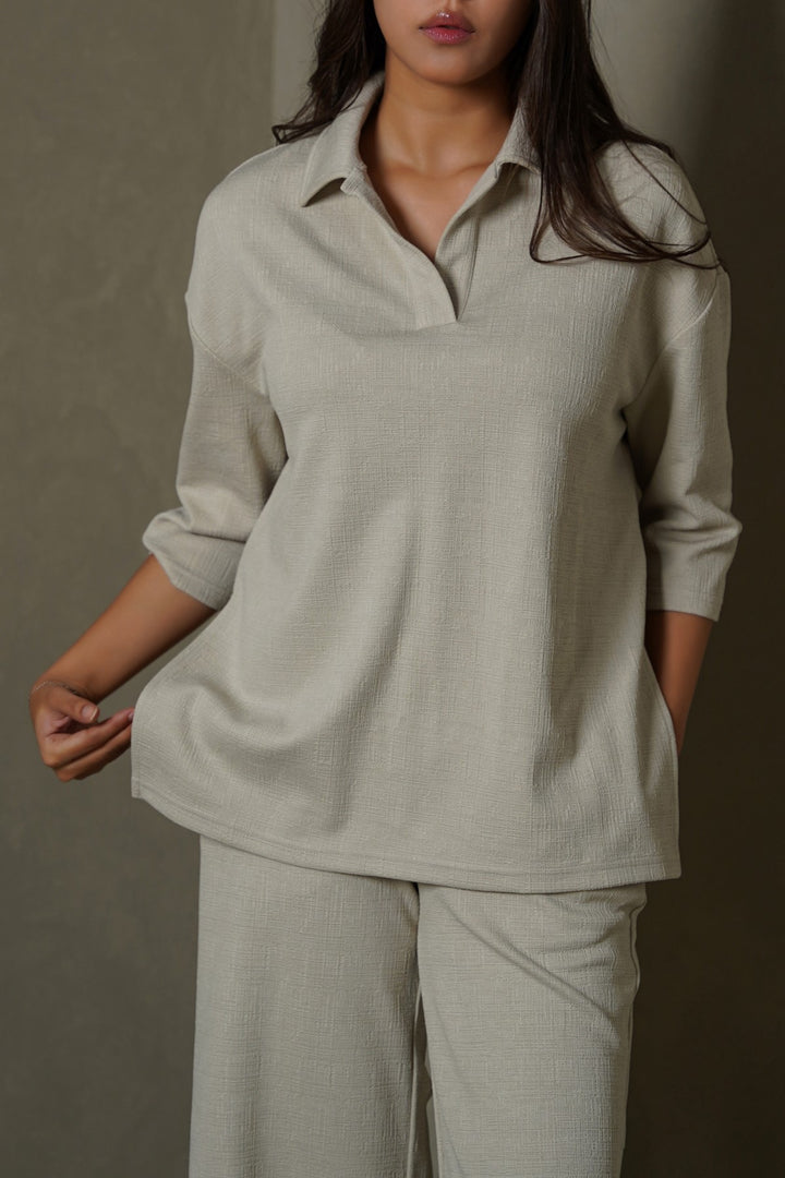 TEXTURED POLO