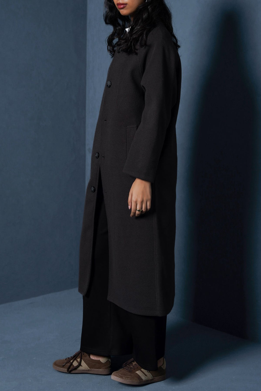 DARK BROWN DAILY SOFT COAT