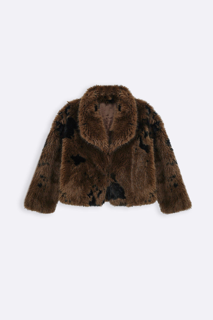 BROWN RANCH LUXE FUR JACKET