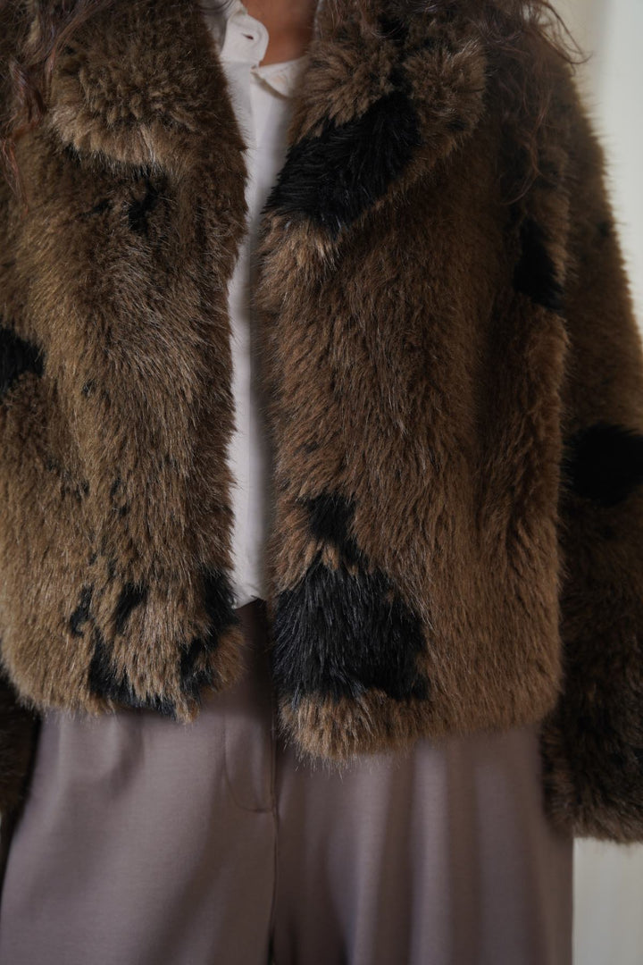 BROWN RANCH LUXE FUR JACKET