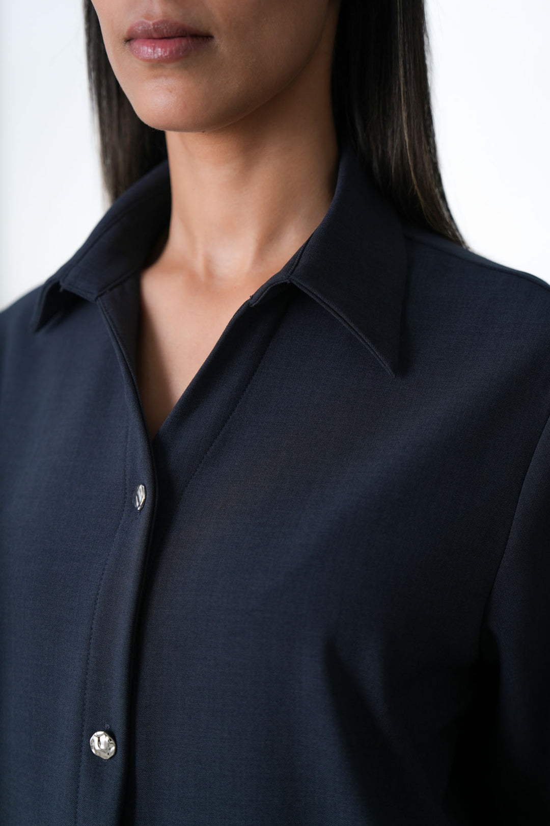 BLUE FLOW BUTTONED SHIRT