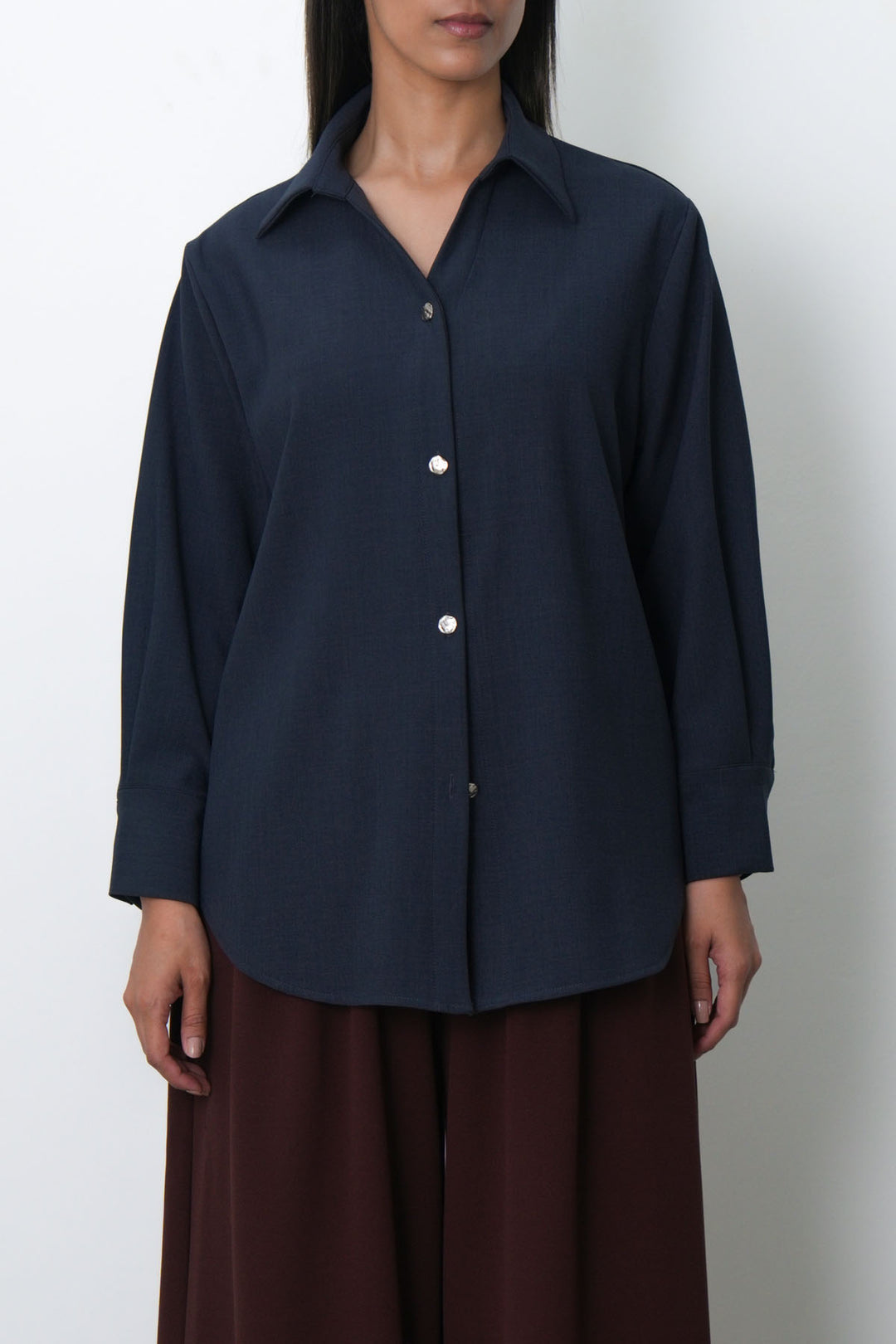 BLUE FLOW BUTTONED SHIRT