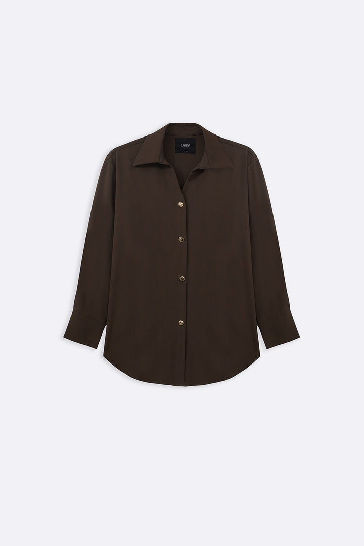 TAUPE MOCCA BLOUSE