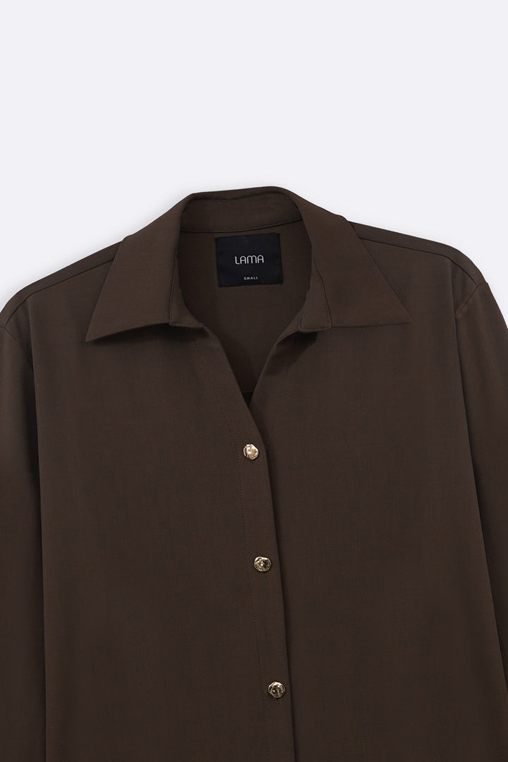 TAUPE MOCCA BLOUSE