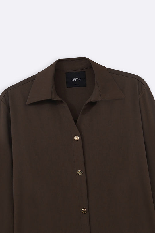 TAUPE MOCCA BLOUSE