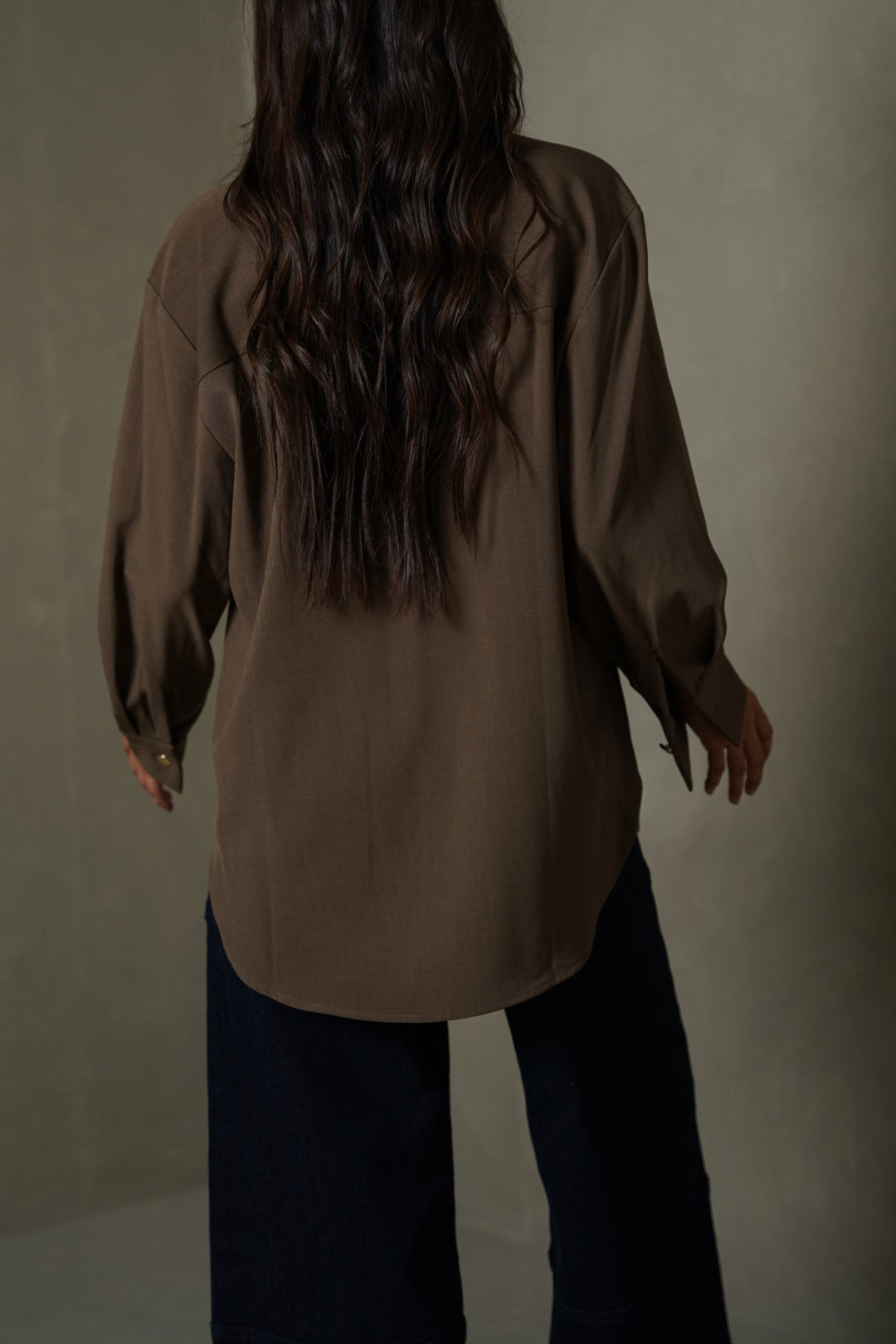 TAUPE MOCCA BLOUSE