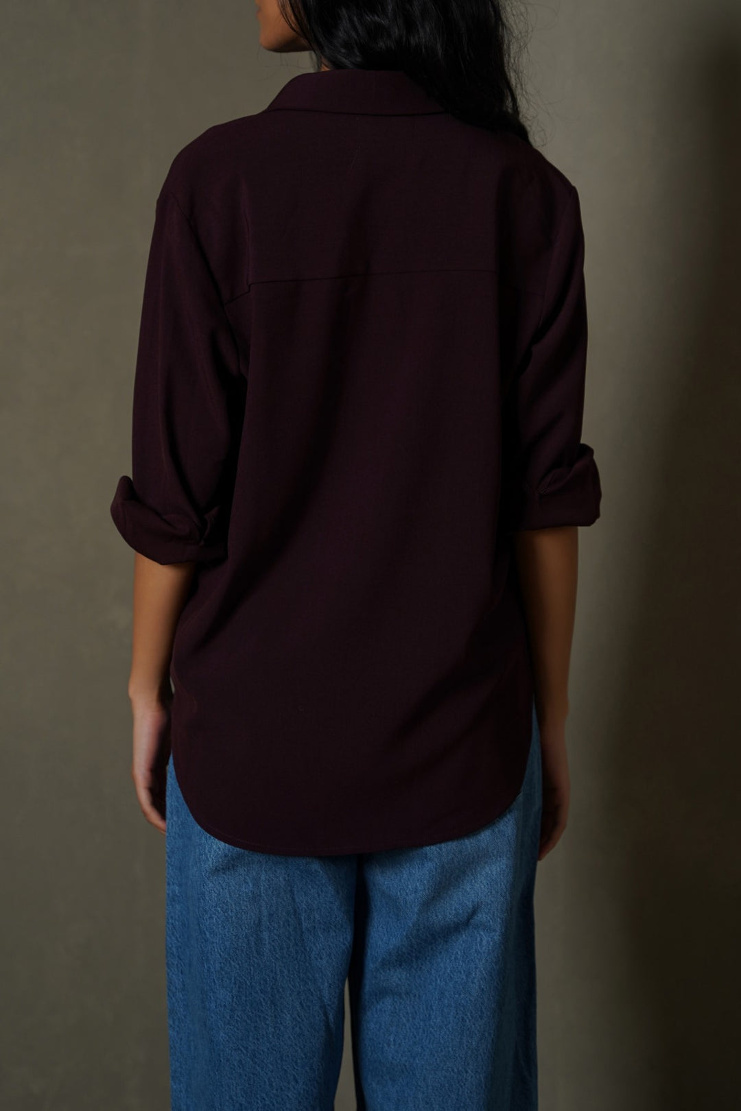 WINE MOCCA BLOUSE