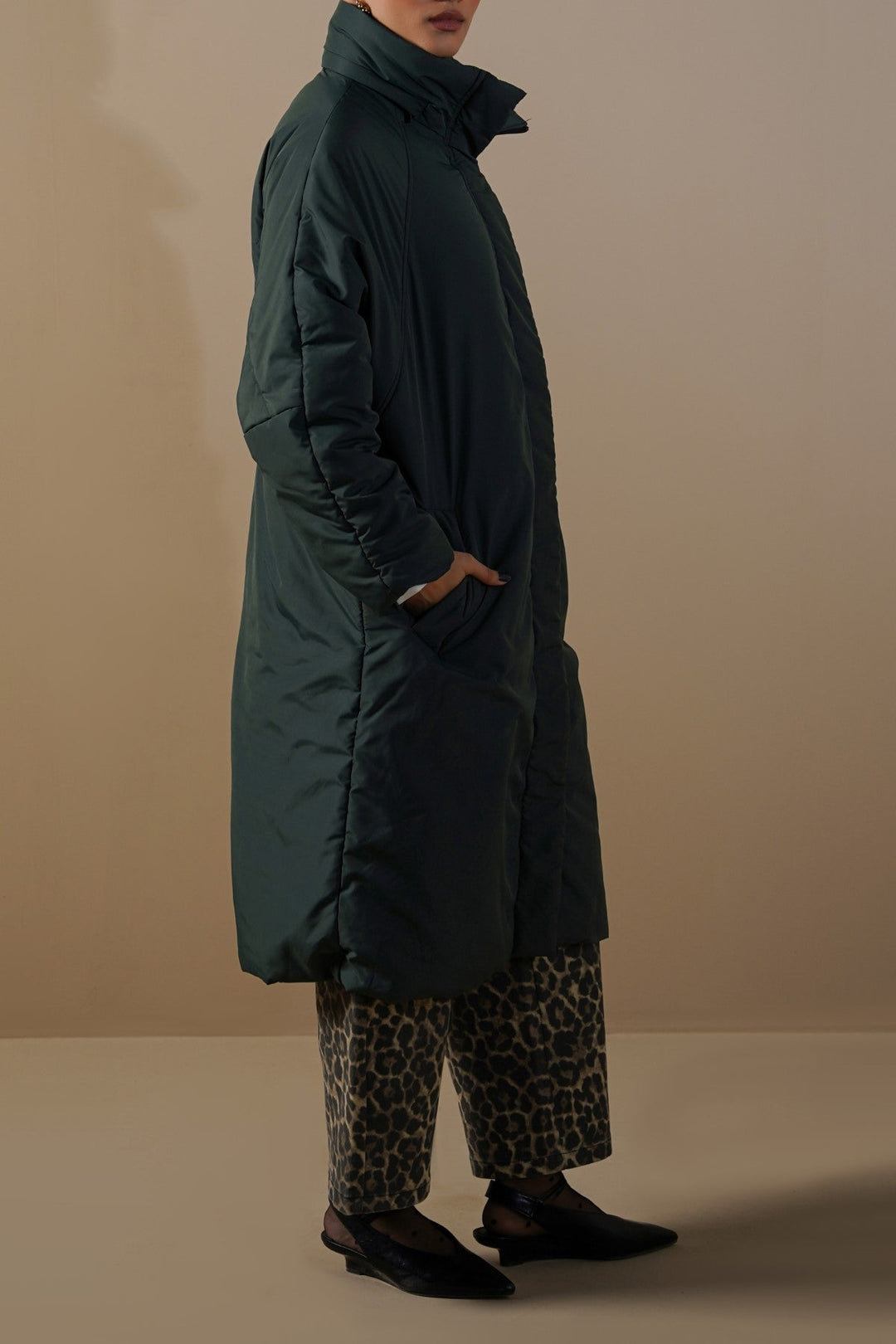 FOREST GREEN CAMP ESSENTIAL PUFFER