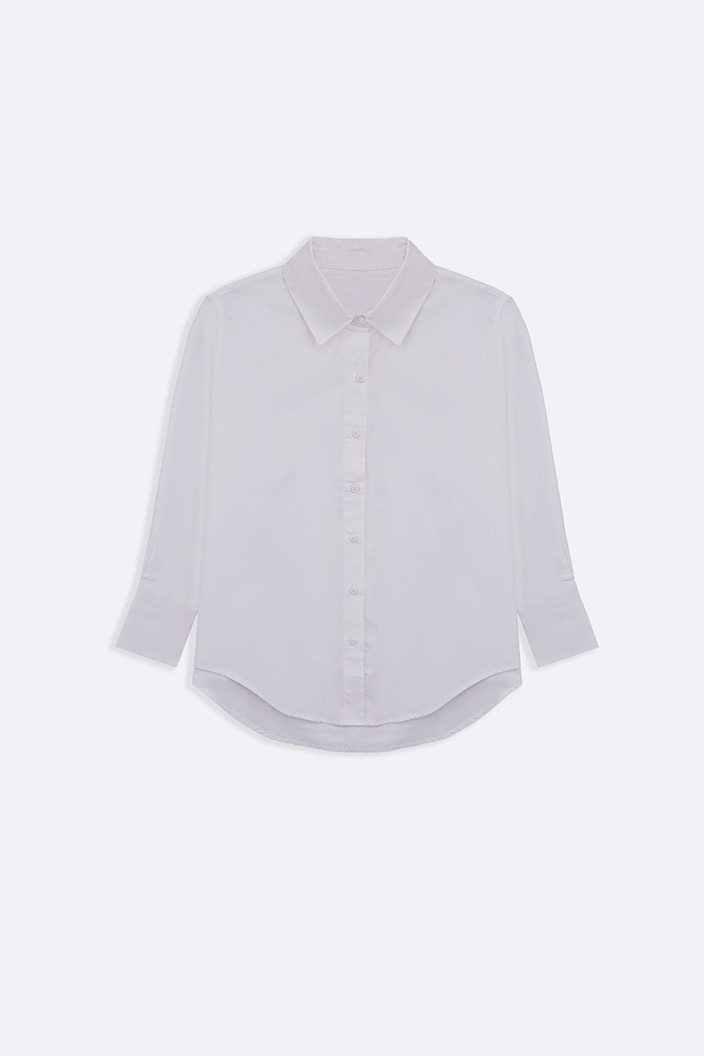 WHITE THE MEANS-BUSINESS SHIRT