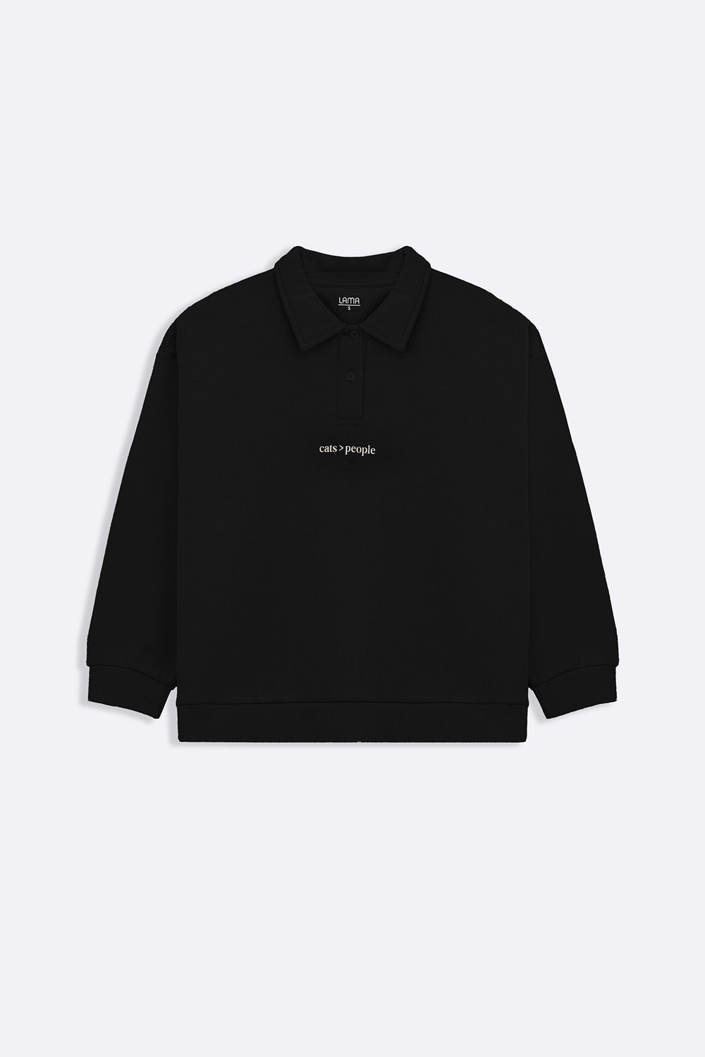 BLACK CAT SUPREMACY FLEECE POLO