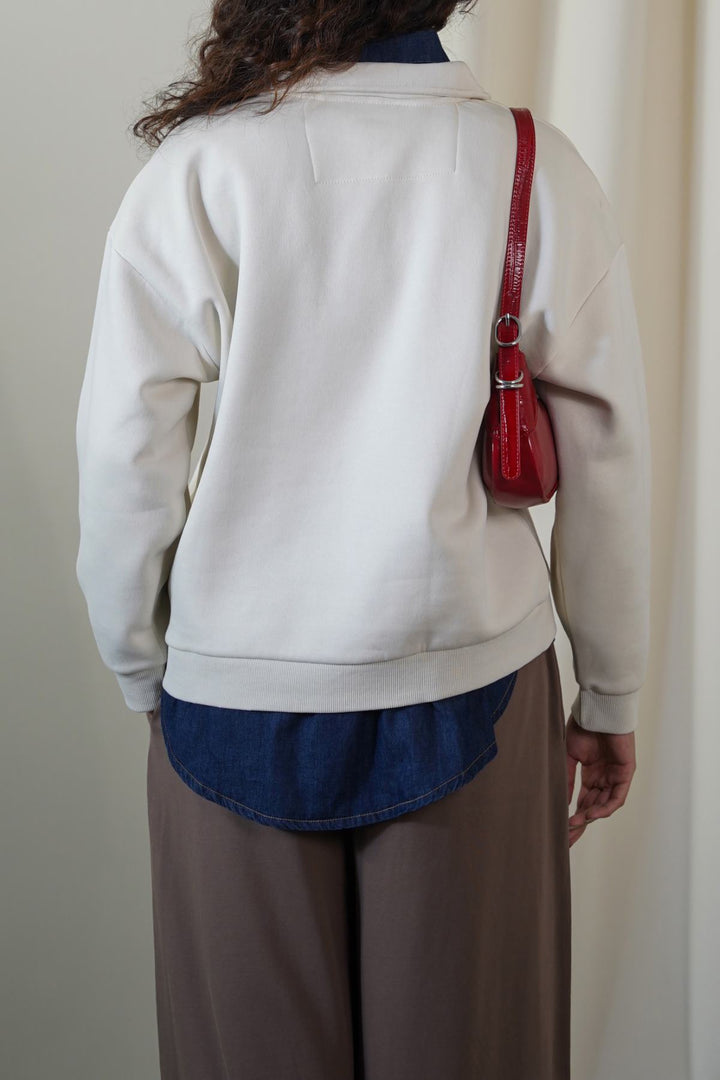 IVORY PUPS FLEECE POLO