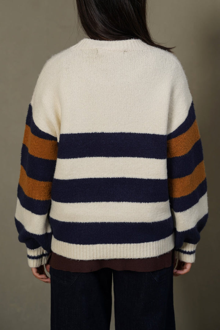CREAM SKIPPER SWEATER