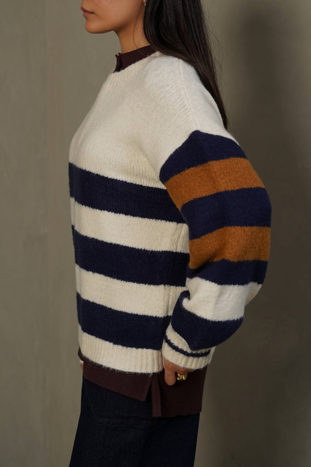 CREAM SKIPPER SWEATER