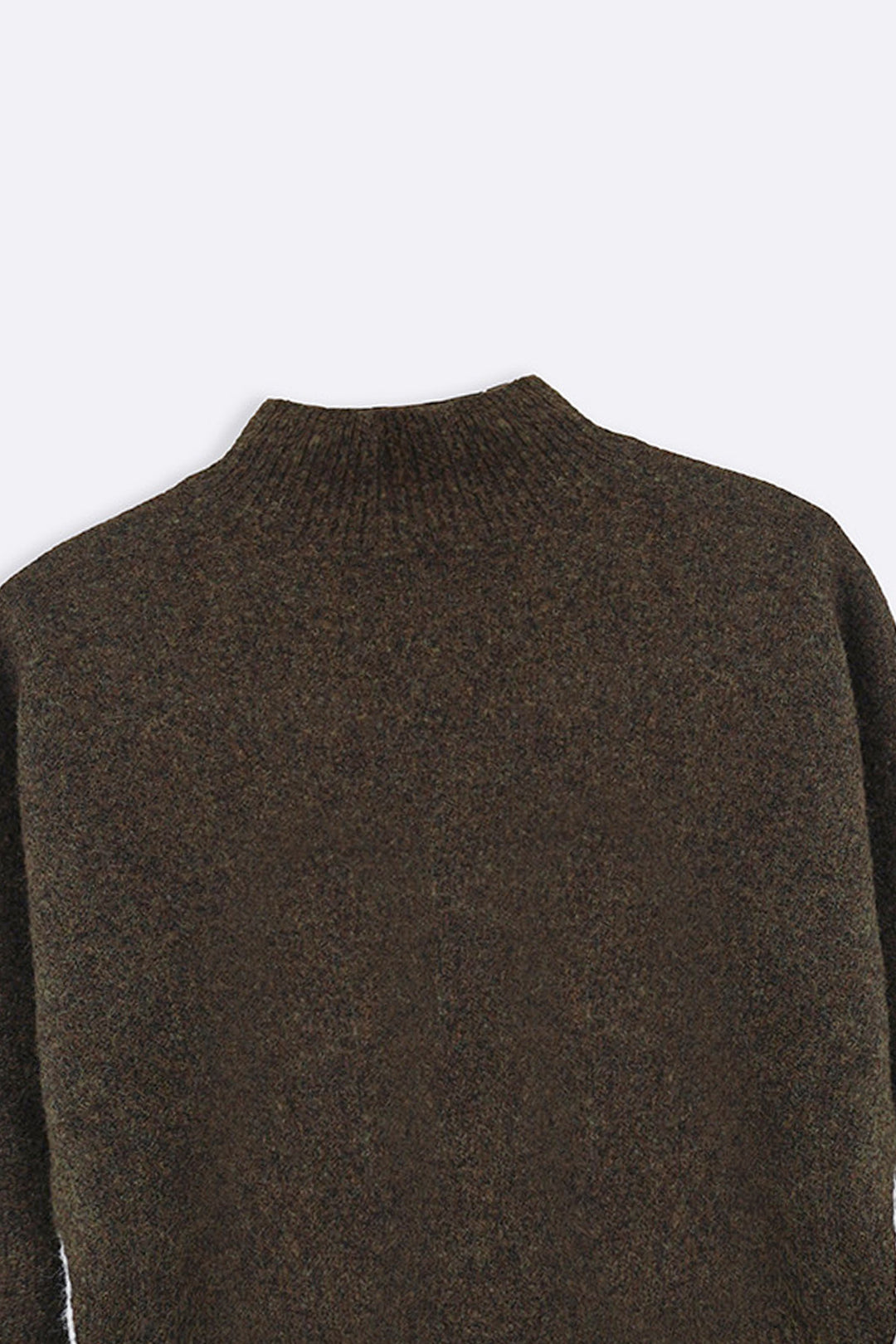GREEN LINEA MOCKNECK SWEATER
