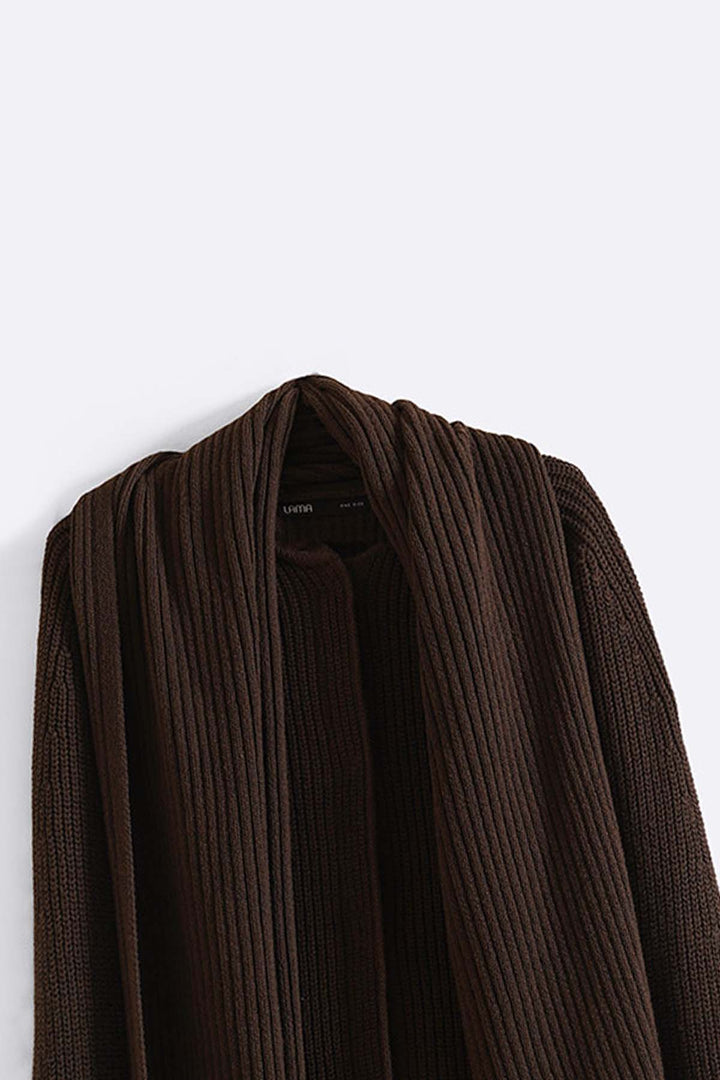 SHAWL COLLAR CARDIGAN