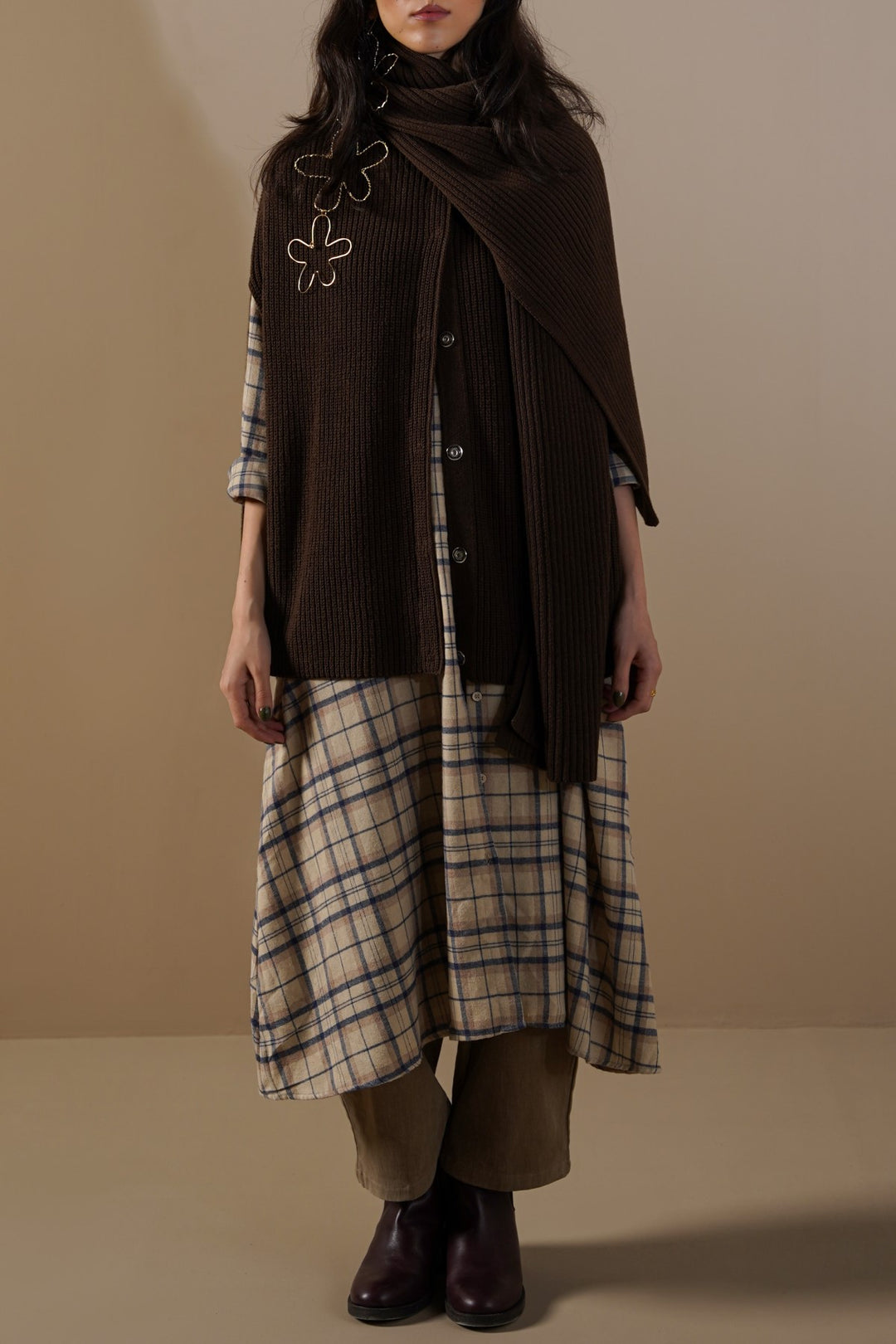 SHAWL COLLAR CARDIGAN