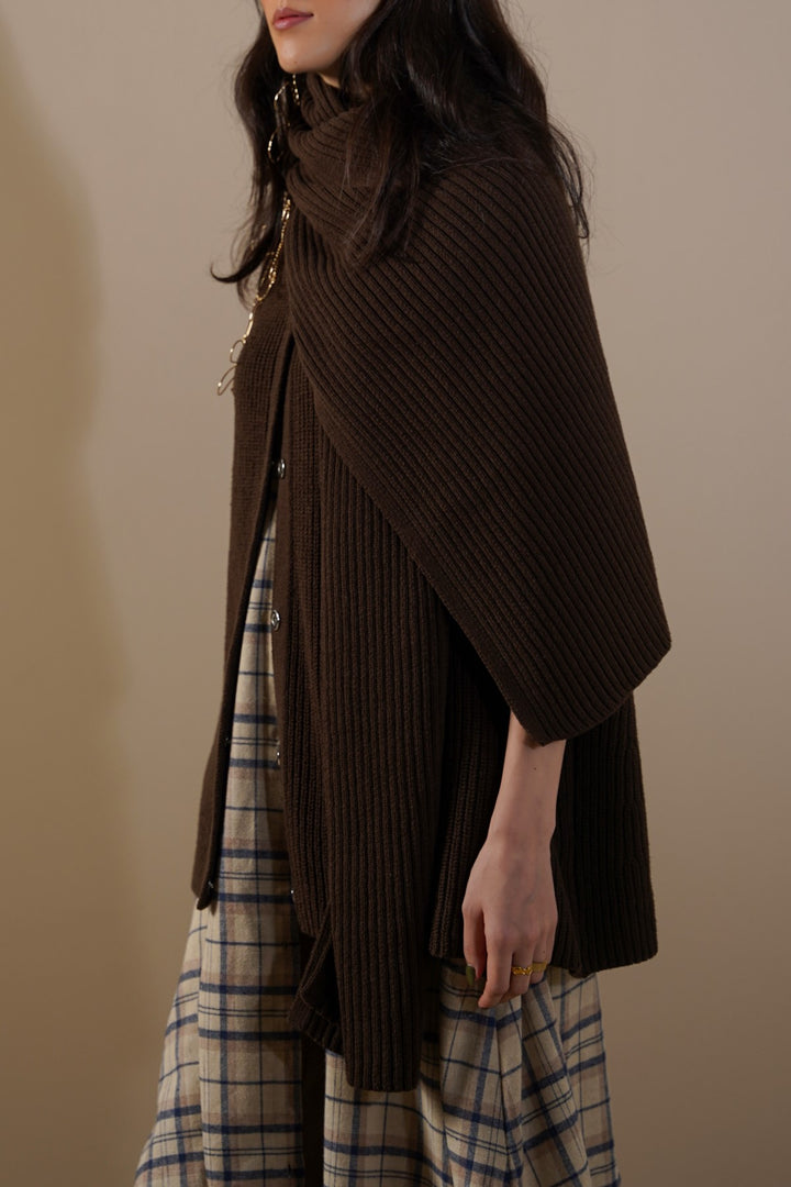 SHAWL COLLAR CARDIGAN