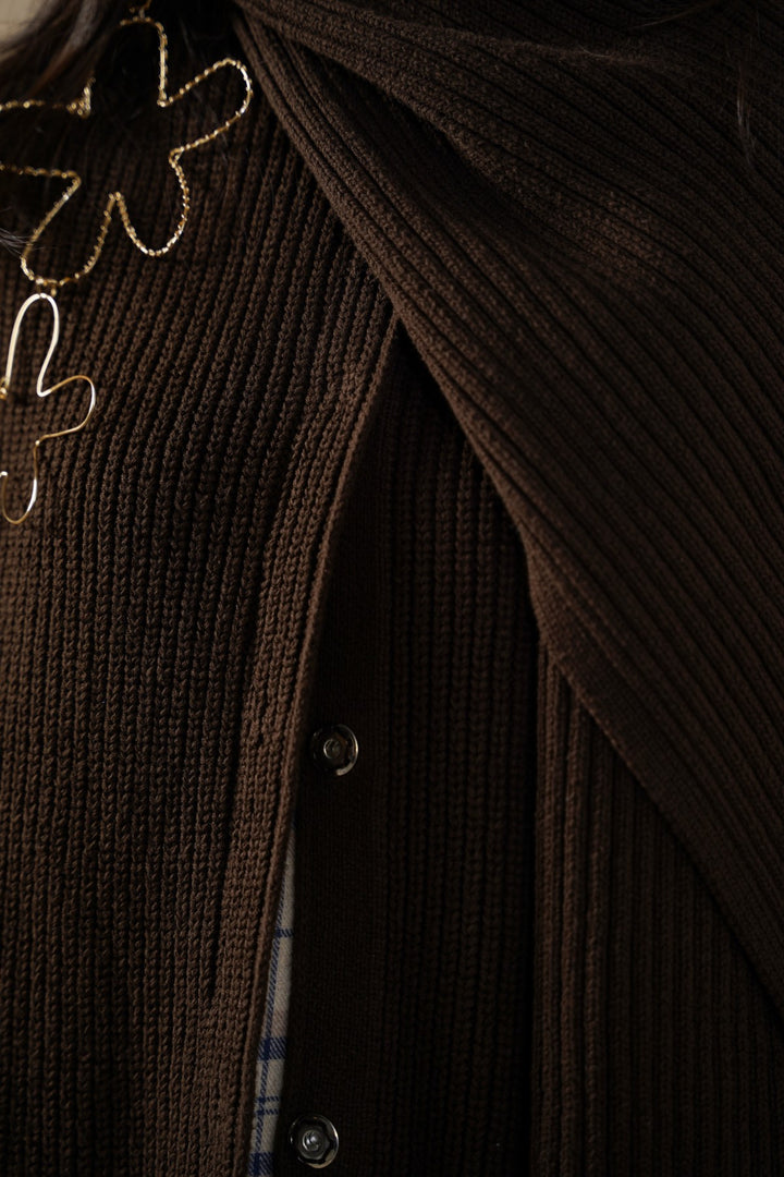 SHAWL COLLAR CARDIGAN