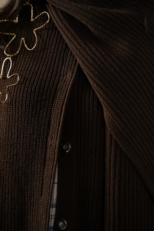 SHAWL COLLAR CARDIGAN