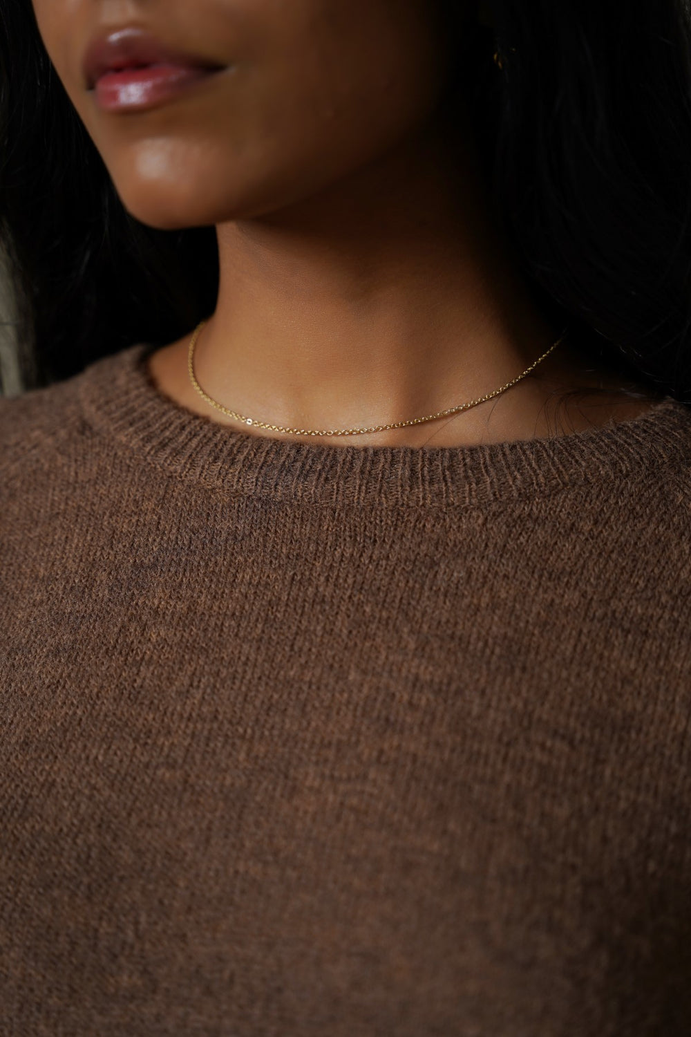 BROWN BEAR HUG SWEATER