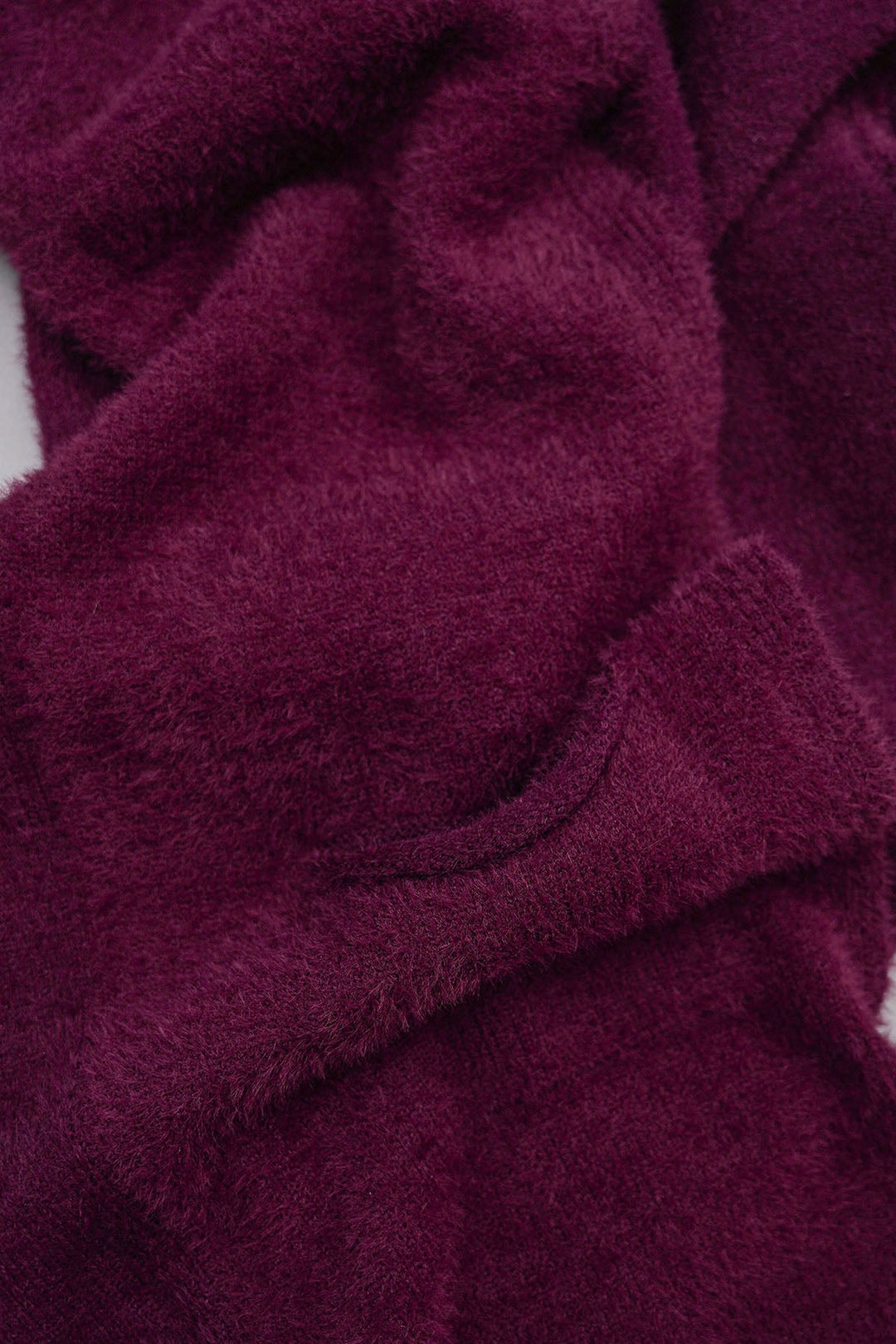 PLUM ANGEL HAIR CARDIGAN