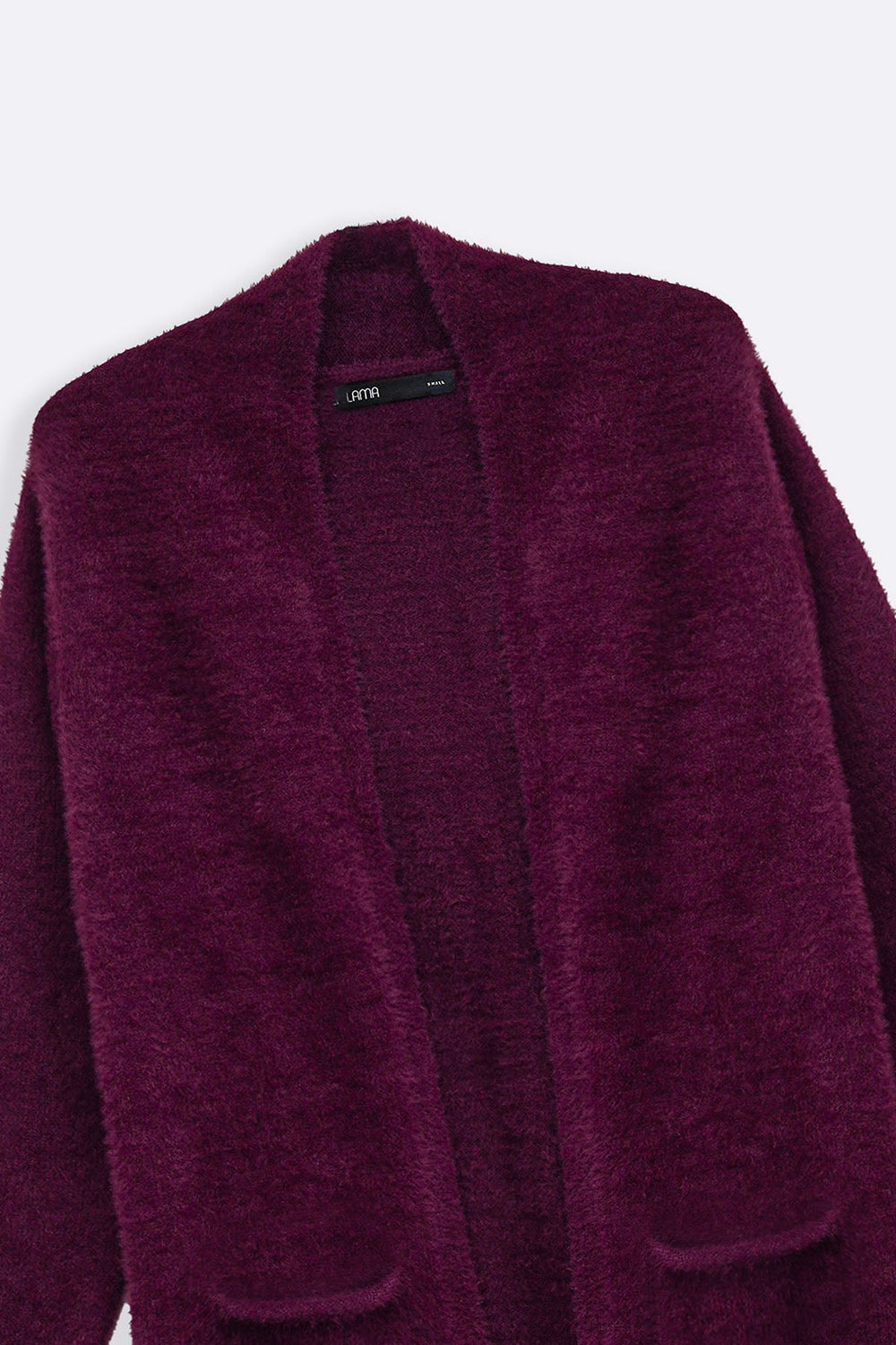 PLUM ANGEL HAIR CARDIGAN