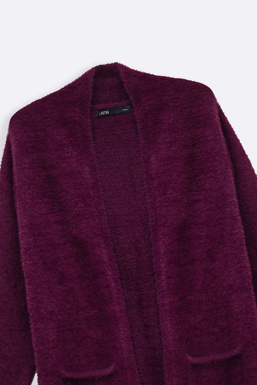 PLUM ANGEL HAIR CARDIGAN