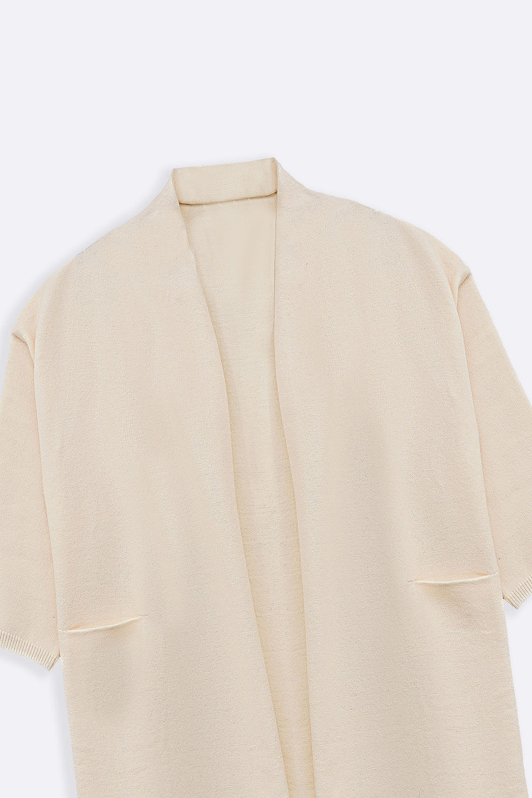 CREAM LONGLINE RORI CARDIGAN