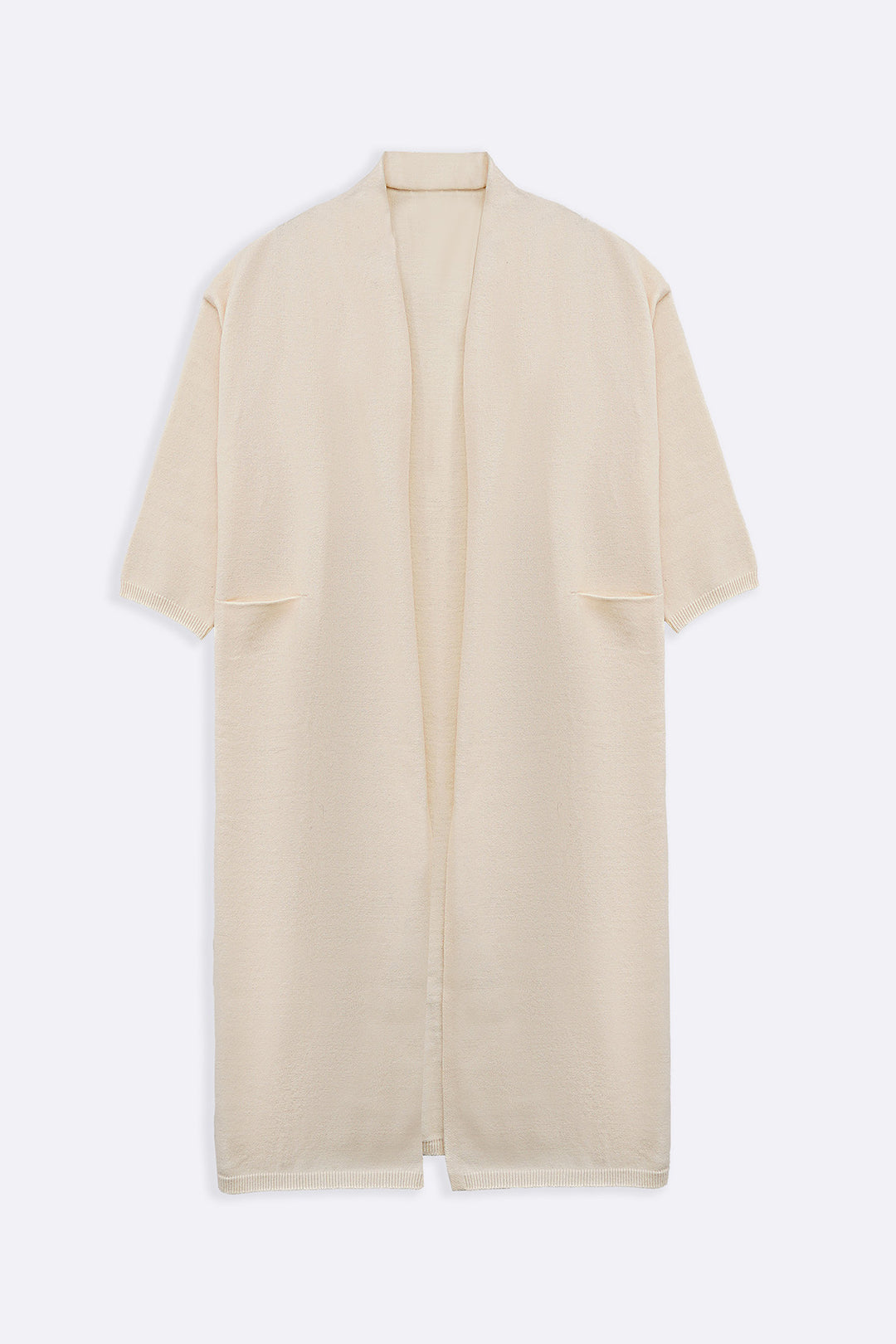 CREAM LONGLINE RORI CARDIGAN