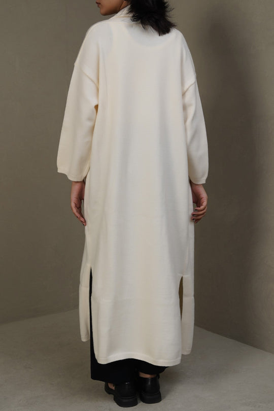 CREAM LONGLINE RORI CARDIGAN