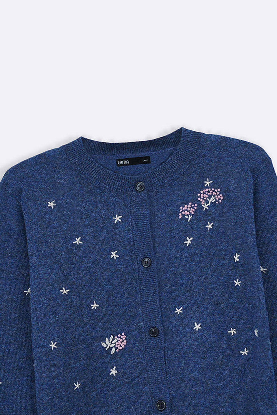 BLUE FEMME EMBROIDERED CARDIGAN