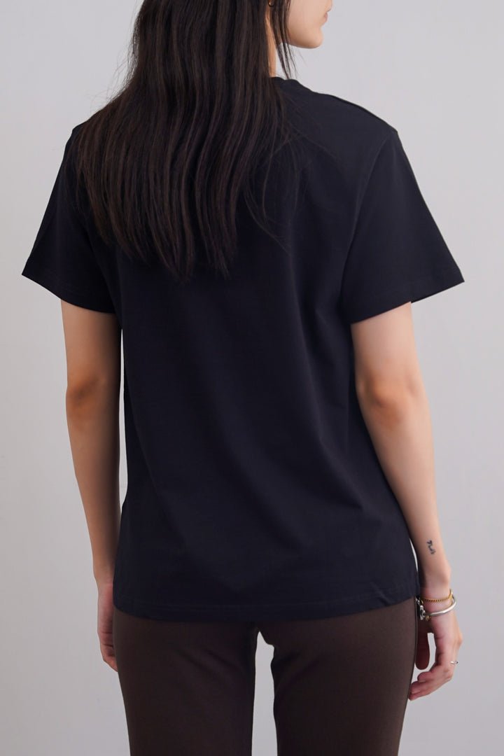 BLACK REGULAR CLASSIC TEE