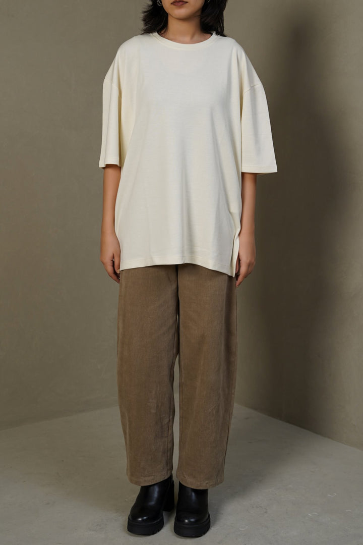 IVORY OVERSIZED TEE