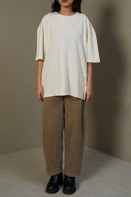 IVORY OVERSIZED TEE