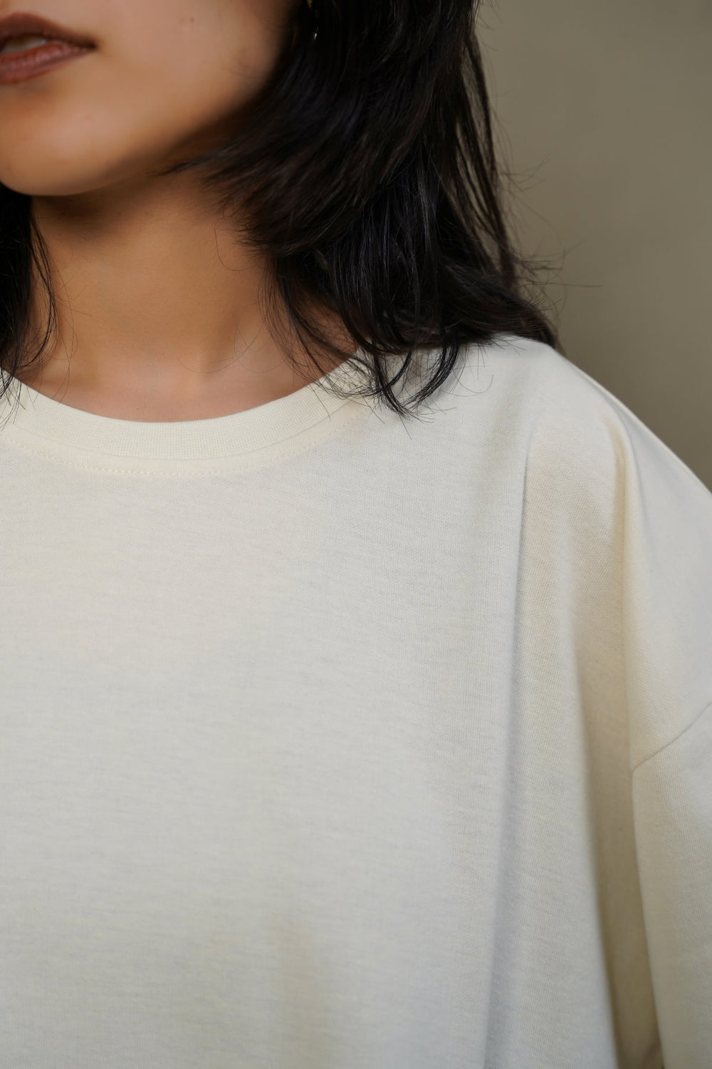 IVORY OVERSIZED TEE