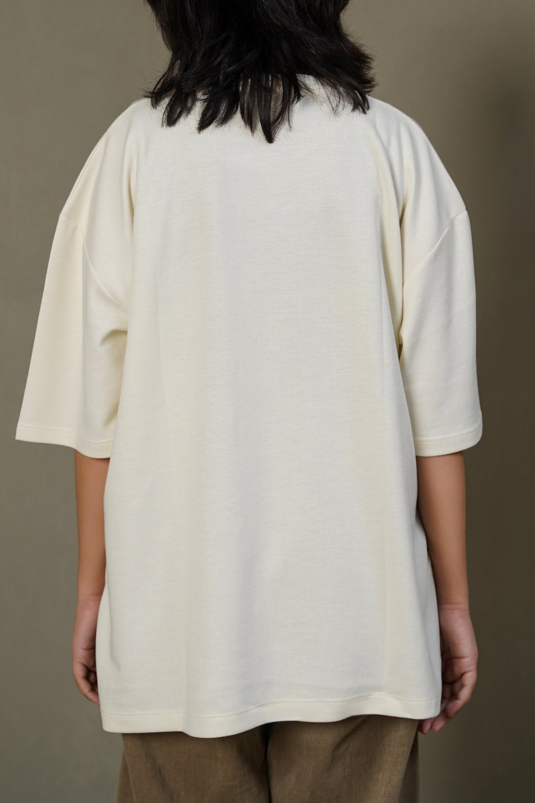 IVORY OVERSIZED TEE