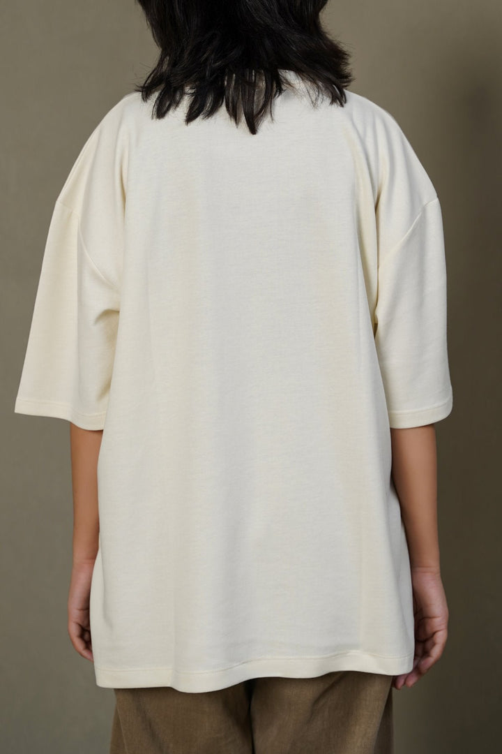 IVORY OVERSIZED TEE