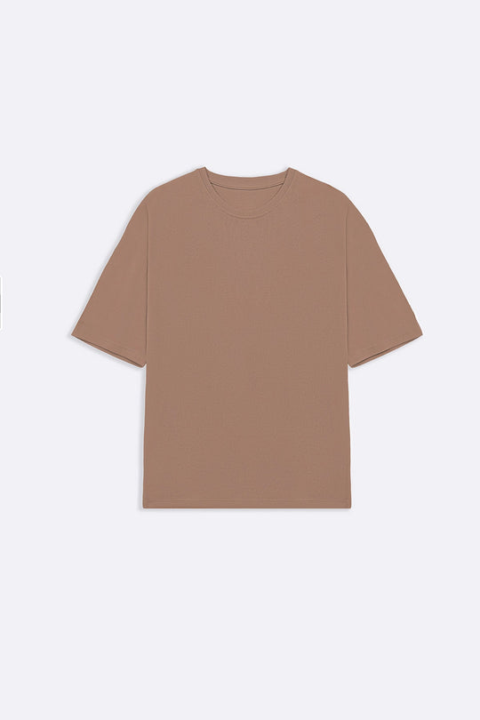 KHAKI OVERSIZED TEE