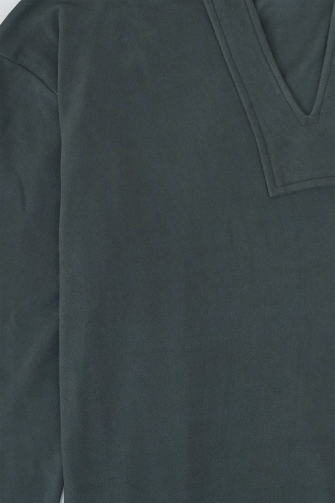 GREEN SOFT FLEECE PATCH HOODIE